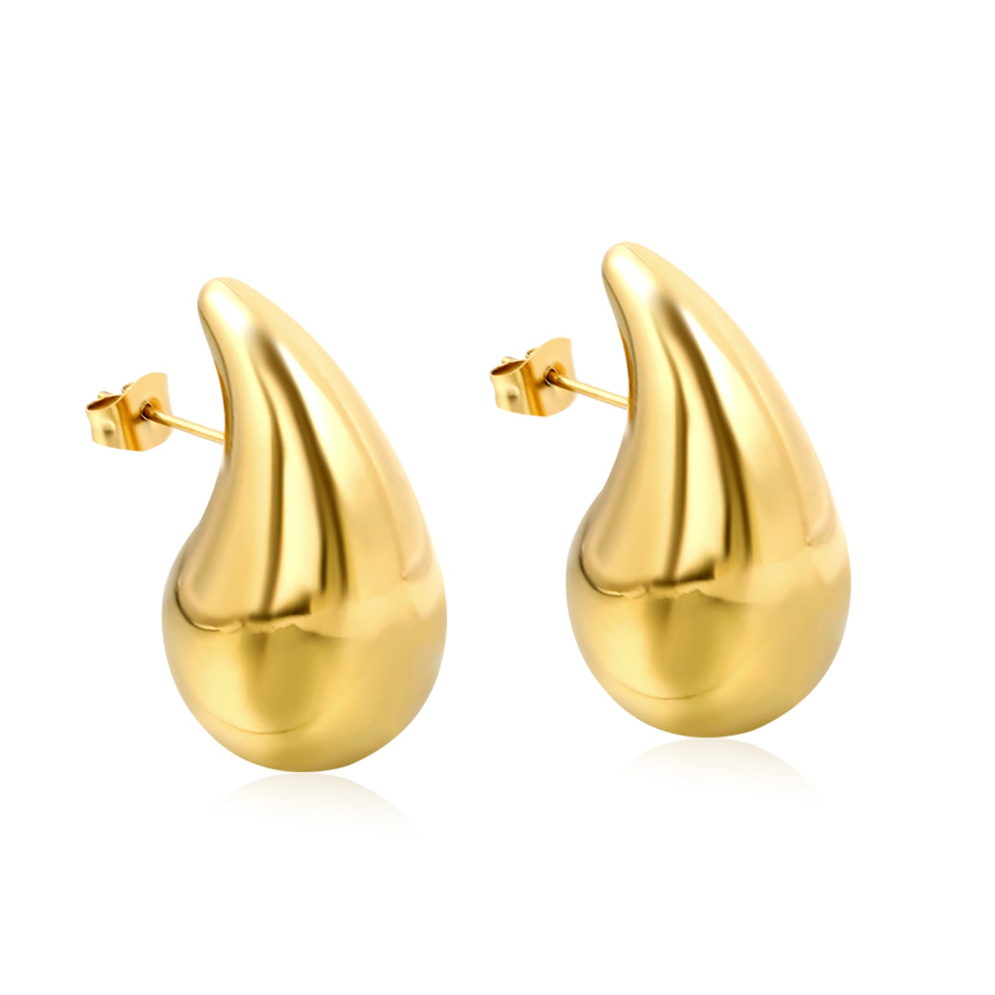 Drop Oval Earrings