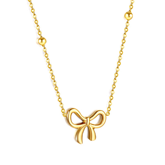 Bow Pendant Necklace