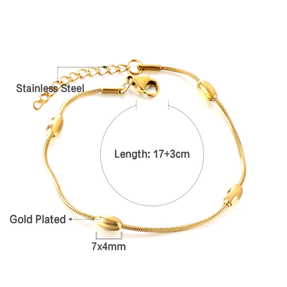 4 Oval Accessories Bracelet For Women