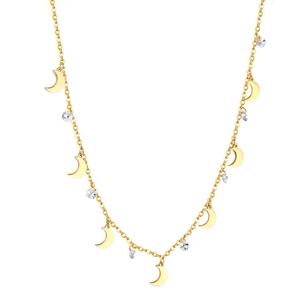 7 Moons Accessories 7 Diamonds Necklace